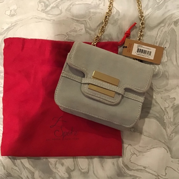 Zac Posen Americana mini crossbody suede bag - Picture 5 of 9